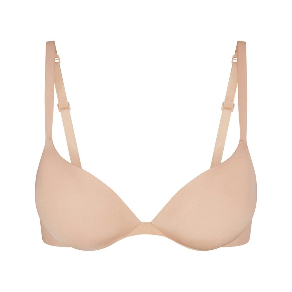 SKIMS Tan Everyday Bra with Adjustable Straps